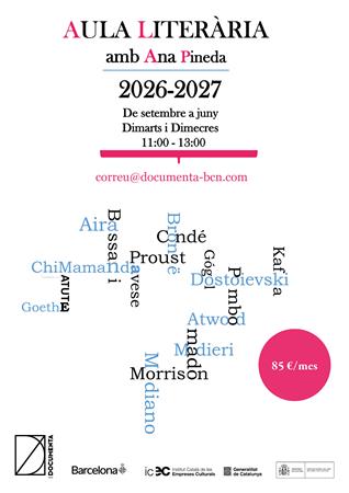 Aula literària 2026-27 amb Ana Pineda | 