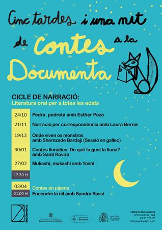 Cicle de narració Docunens: Contes, històries i nous descobriments | 