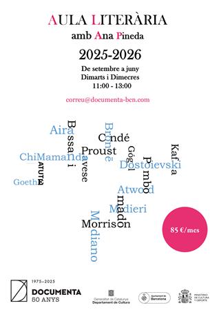 Aula literària 2025-26 amb Ana Pineda | 