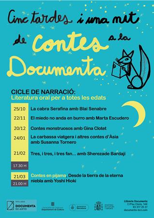 Cicle de narració Docunens: Contes, històries i nous descobriments | 
