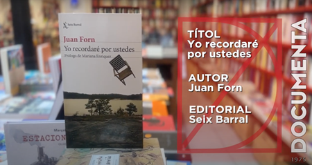Avui parlem de «Yo recordaré por ustedes» de Juan Forn | 