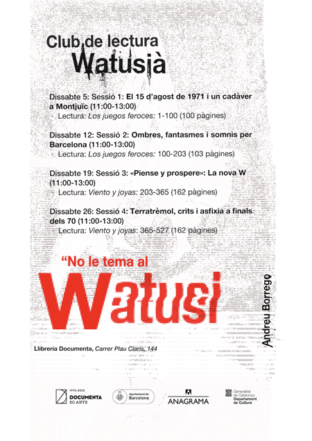 Club de lectura Watusià amb Andreu Borrego Asensi | 