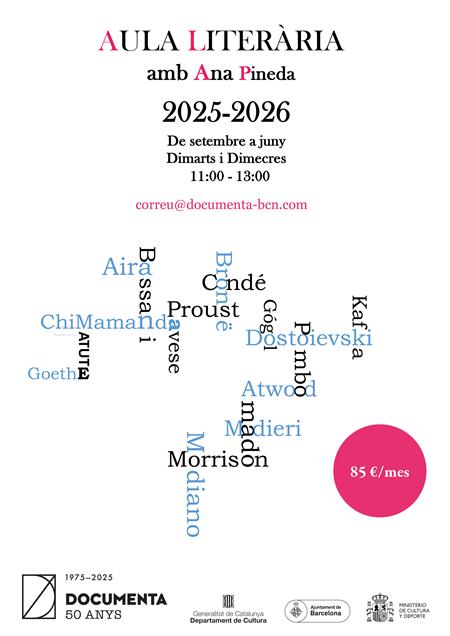 Aula literària 2025-26 amb Ana Pineda | 