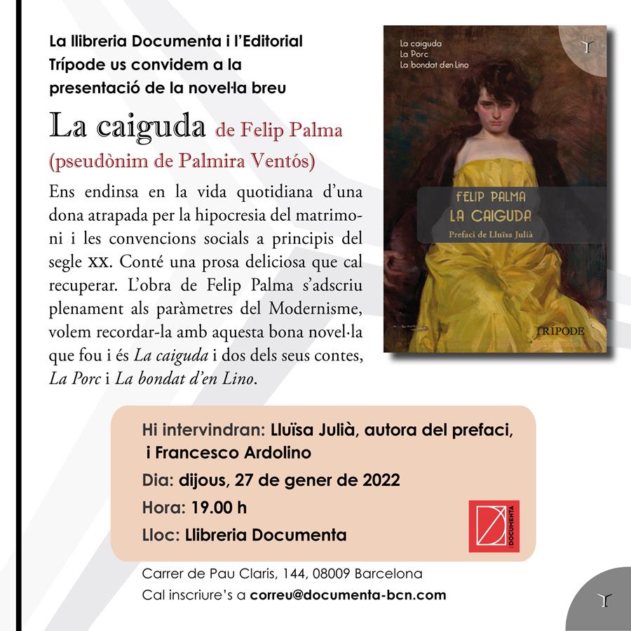 Presentem «La caiguda» de Felip Palma - 