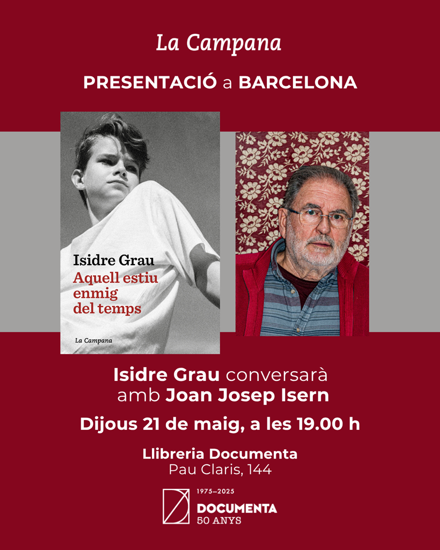 Presentació «Aquell estiu enmig del temps» d'Isidre Grau  - 