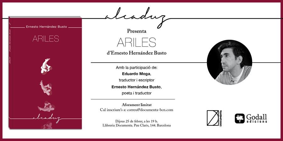 Presentem «Ariles» d'Ernesto Hernández Busto - 