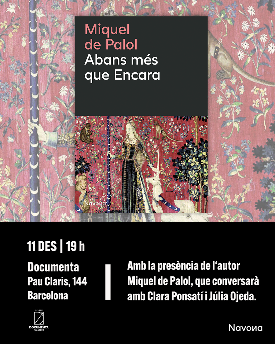 Presentació «Abans més que Encara» de Miquel de Palol - 