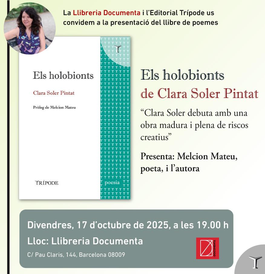Presentació «Els holobionts» de Clara Soler Pintat  - 