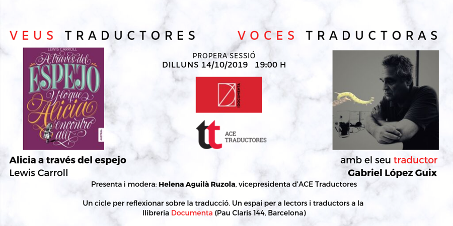 Alicia i Lewis Carroll amb el seu traductor, Gabriel López Guix - 