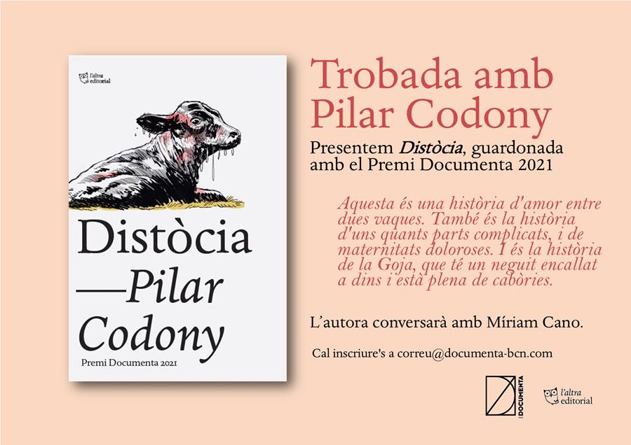 Presentem «Distòcia» de Pilar Codony - 
