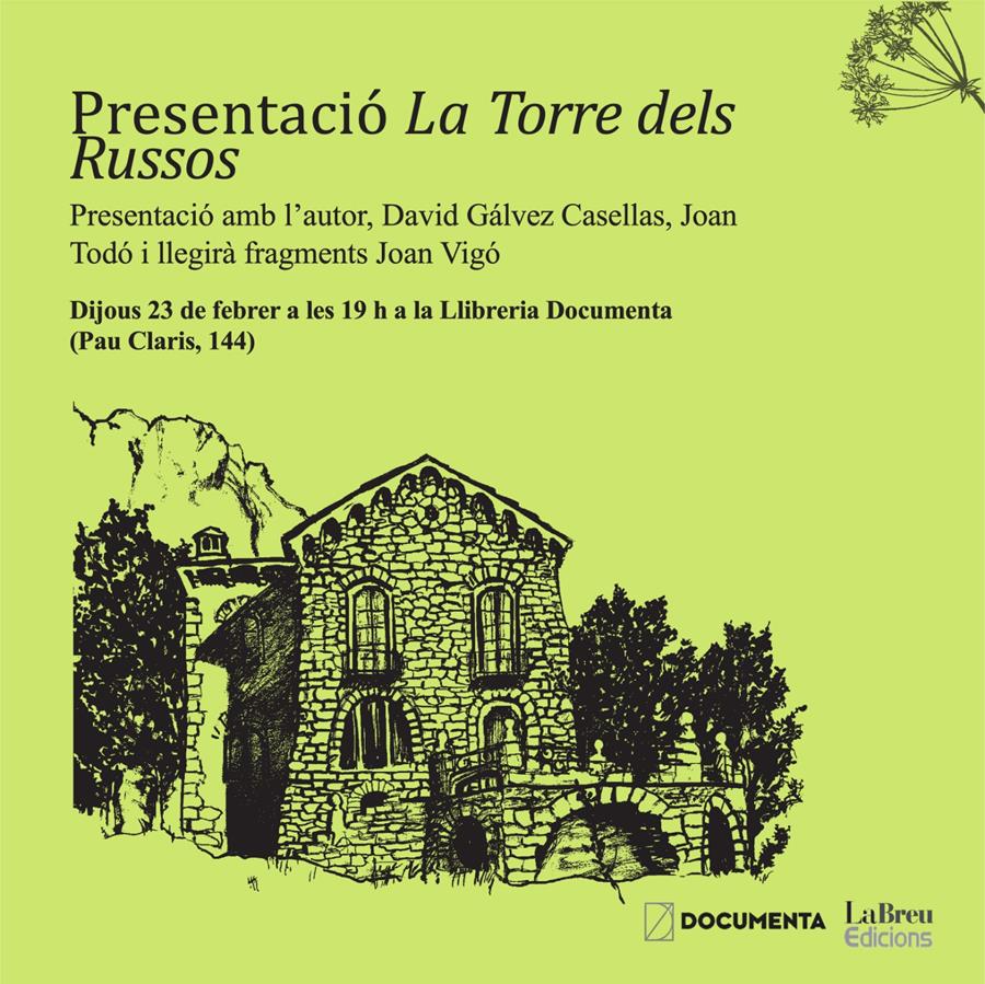 Presentació «La Torre dels Russos» de David Gálvez Casellas - 