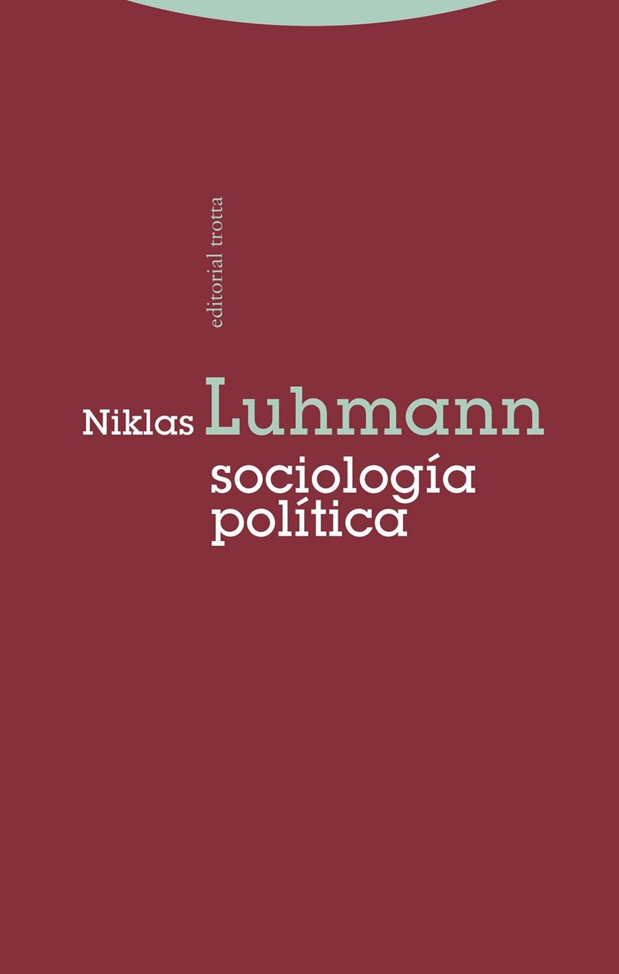 SOCIOLOGÍA POLÍTICA | 9788498795332 | LUHMANN,NIKLAS