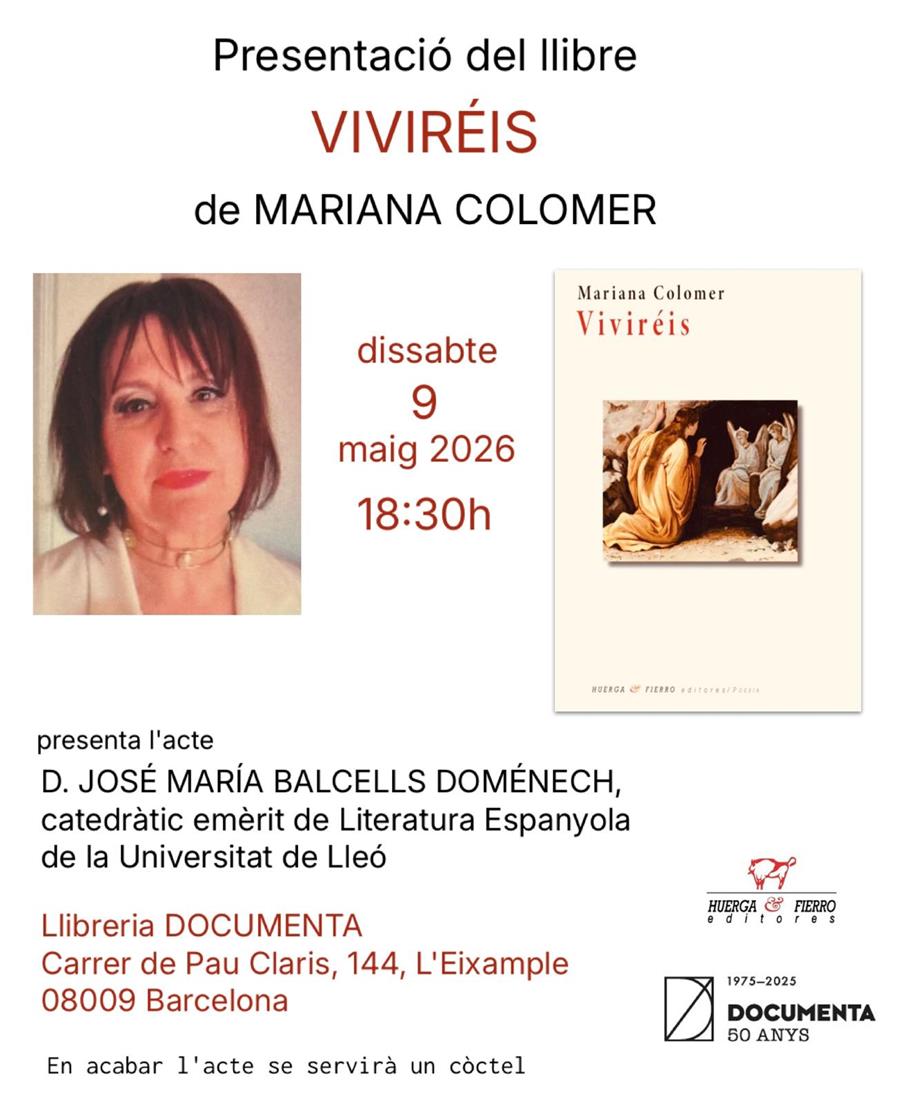 Presentació «Viviréis» de Mariana Colomer  - 