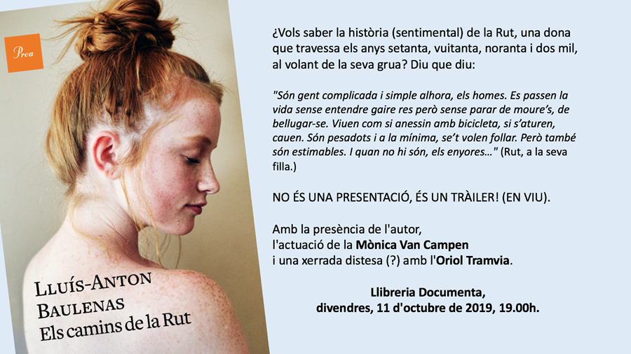 Trailer en viu de 'Els camins de la Rut' de Lluís-Anton Bauleas - 