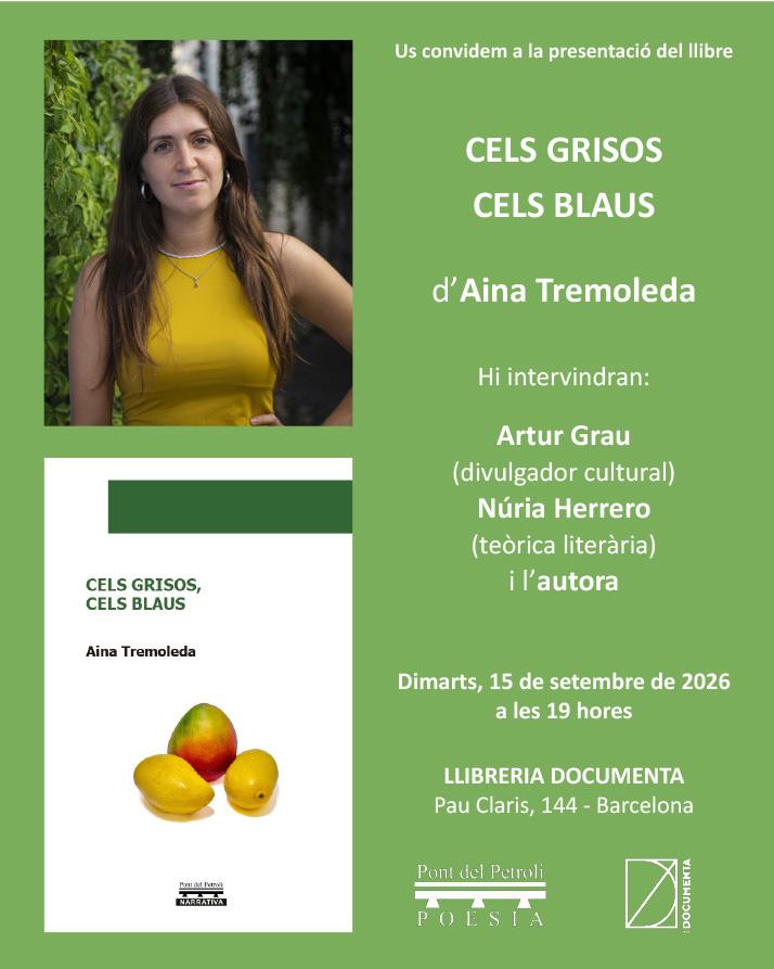Presentació «Cels grisos. Cels blaus» d'Aina Tremoleda - 