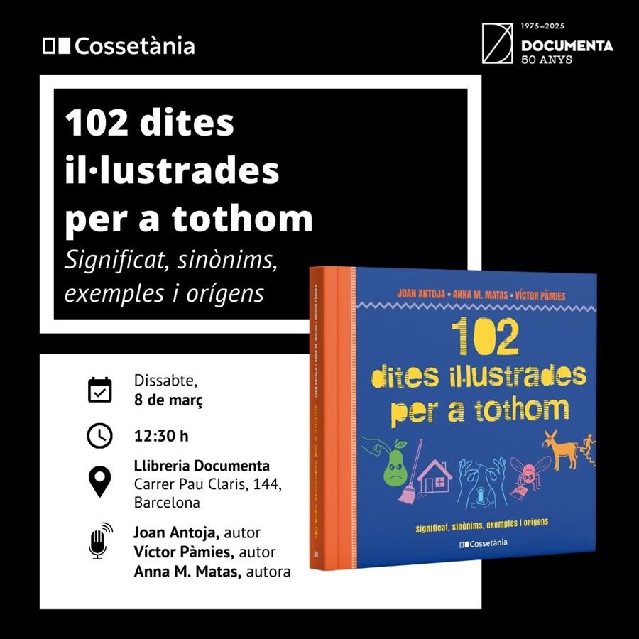 Presentació «102 dites il·lustrades per a tothom» de VV.AA - 