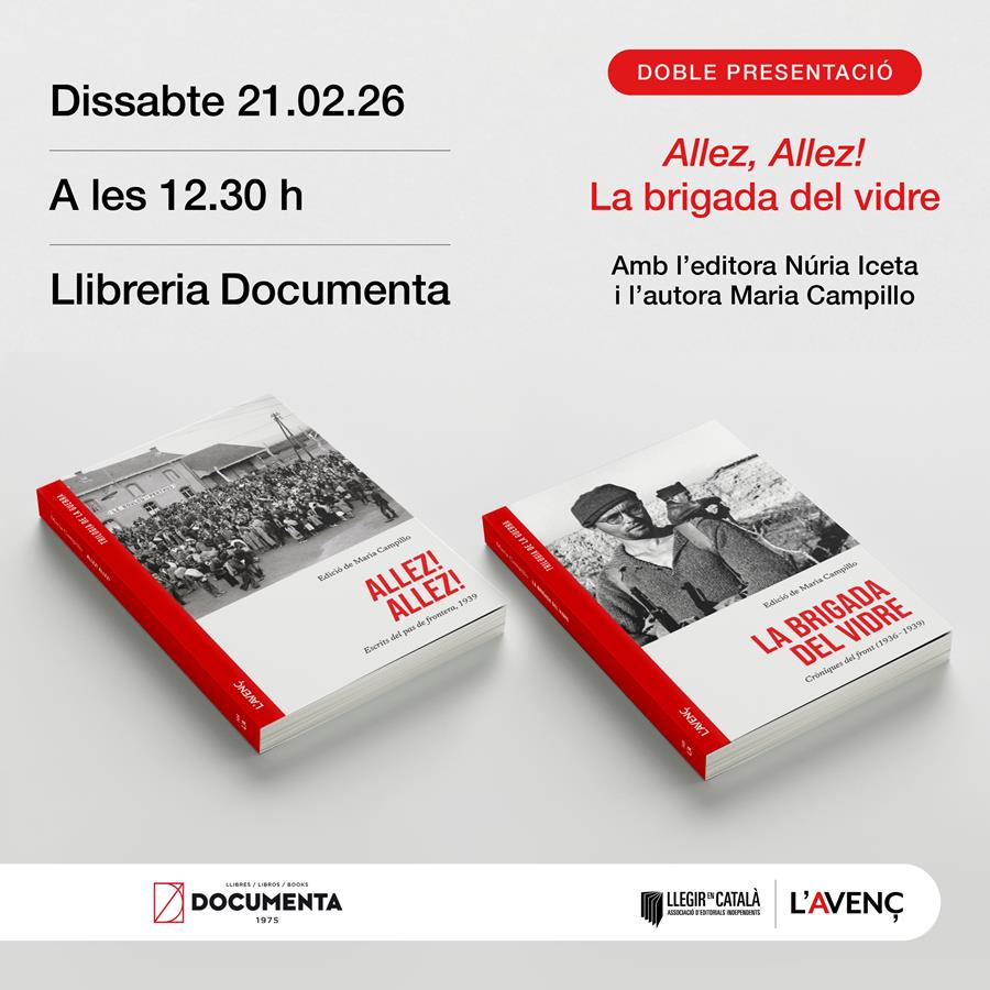 Presentació «Allez! Allez! Escrits del pas de frontera, 1939» de Maria Campillo  - 