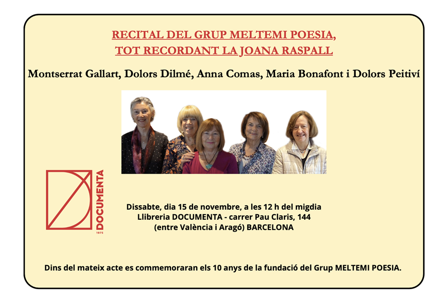 Recital del grup Meltemi Poesia - 