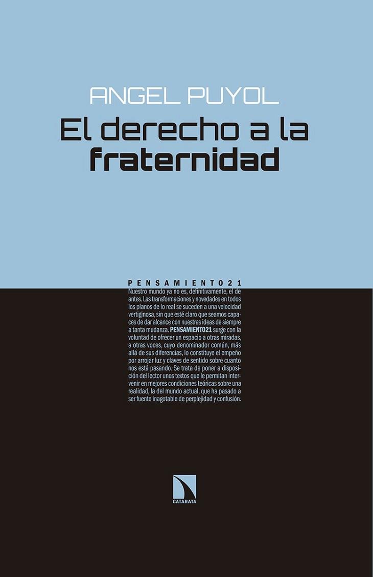 DERECHO A LA FRATERNIDAD, EL  | 9788490972700 | PUYOL GONZALEZ, ANGEL