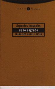 ASPECTOS INUSUALES DE LO SAGRADO | 9788481643299 | VARIOS