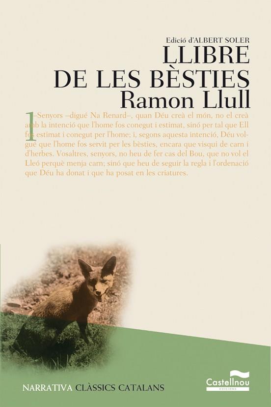 LLIBRE DE LES BÈSTIES | 9788482874005 | RAMON LLULL