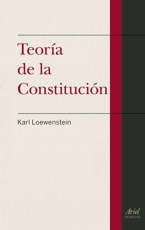 TEORÍA DE LA CONSTITUCIÓN | 9788434427686 | LOEWENSTEIN, KARL