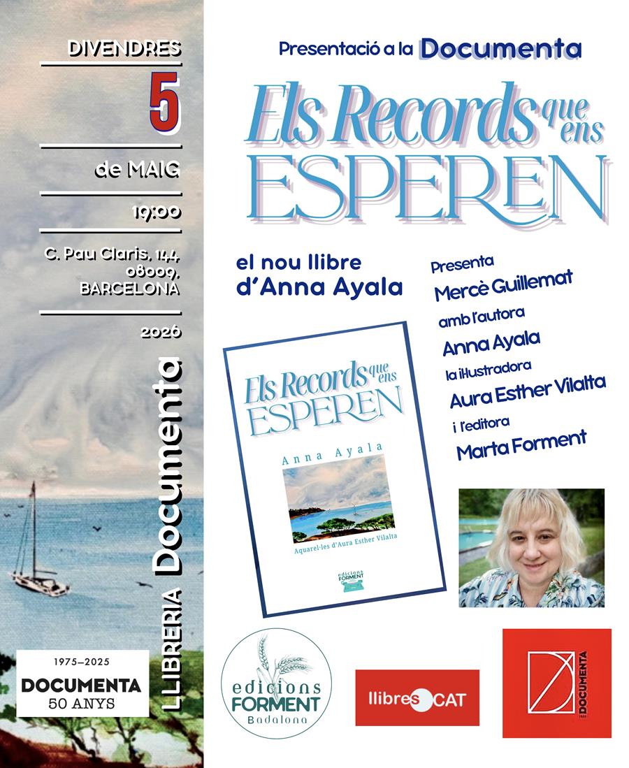 Presentació «Els records que ens esperen» d'Anna Ayala - 