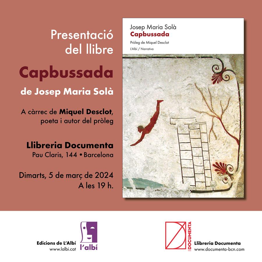 Presentació «Capbussada» de Josep Maria Solà  - 