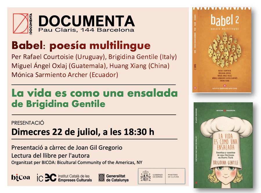Presentació «Babel II: poesía multilingue» i «La vida es como una ensalada» - 