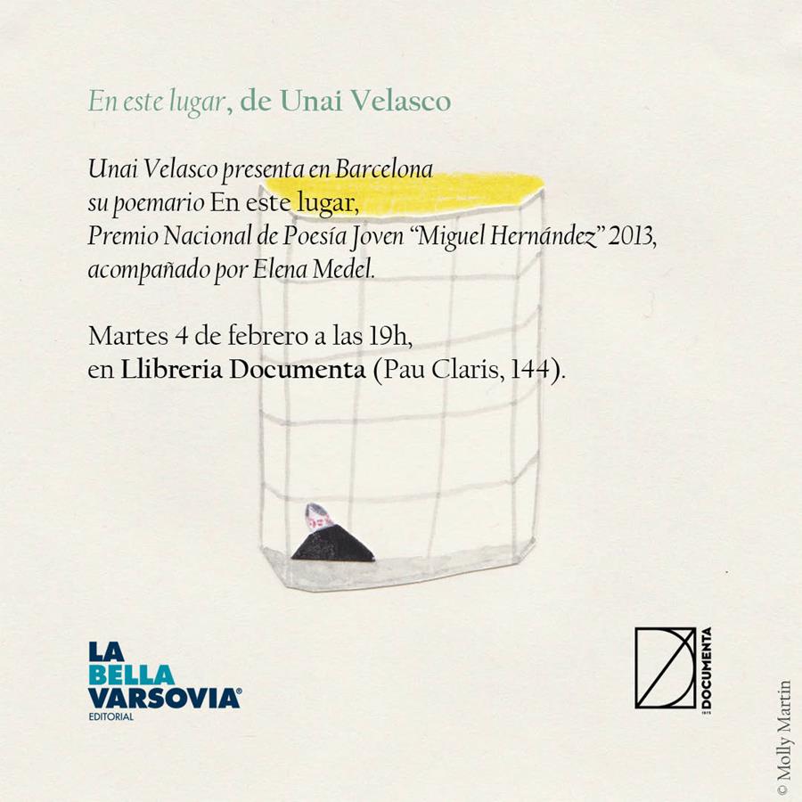 Presentem En este lugar, de Unai Velasco - 
