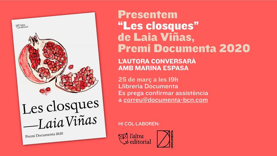 PREMI DOCUMENTA 2020. Presentem «Les closques» de Laia Viñas - 