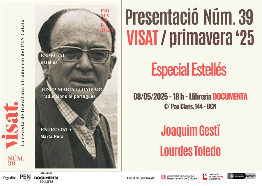 Presentació de la revista Visat 39 - primavera 2025, Especial Estellés - 