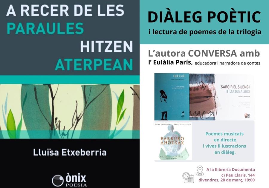 Presentació «A recer de les paraules/Hitzen aterpean» de Maria Lluïsa Etxeberria Azkune  - 