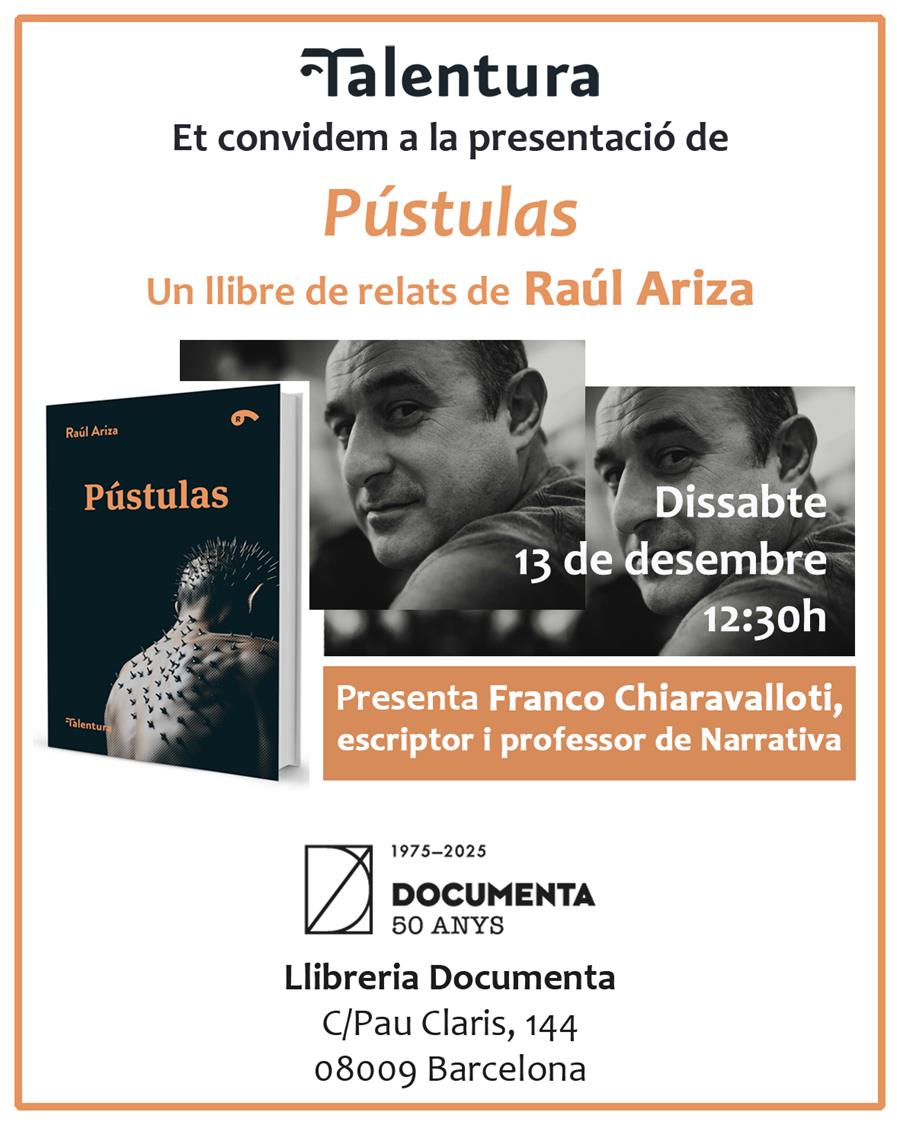 Presentació «Pústulas» de Raúl Ariza - 