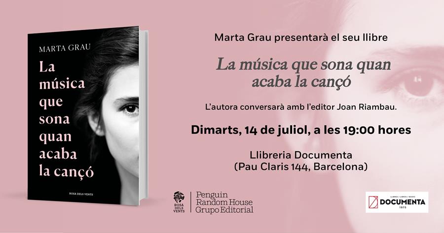 Presentem "La música que sona quan acaba la cançó" de Marta Grau - 
