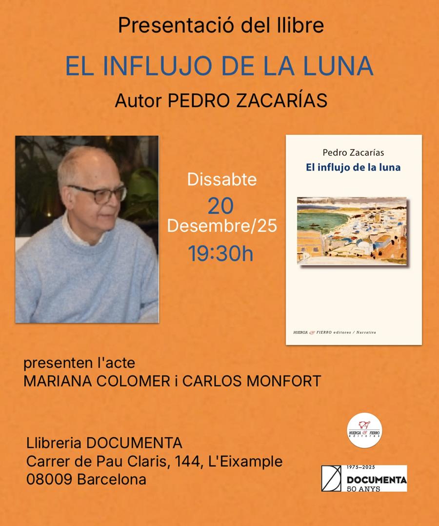 Presentació «Influjo de la luna» de Pedro Zacarías - 