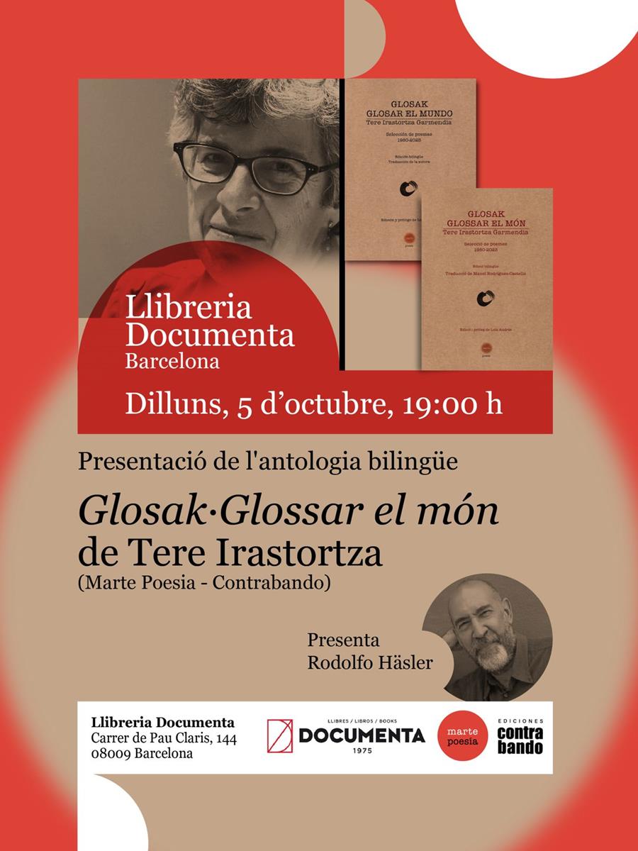 Presentació «Glosak / Glossar el món» de Tere Irastortza - 