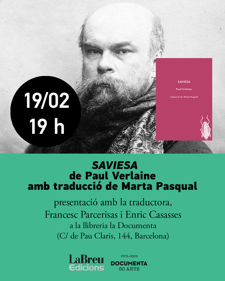 Presentació «Saviesa» de Paul Verlaine. Traductora Marta Pasqual - 
