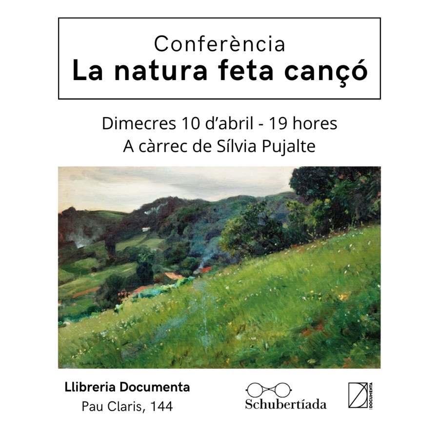 Conferència «La natura feta cançó» a càrrec de Sílvia Pujalte - 