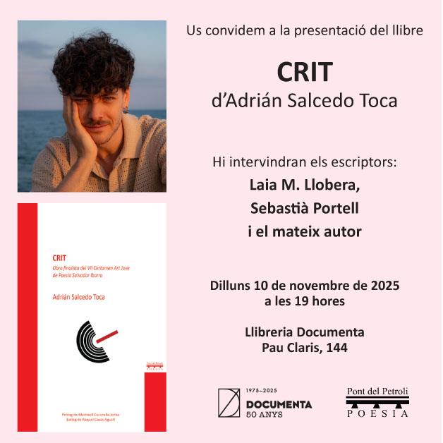 Presentació «Crit» d'Adrià Salcedo Toca - 