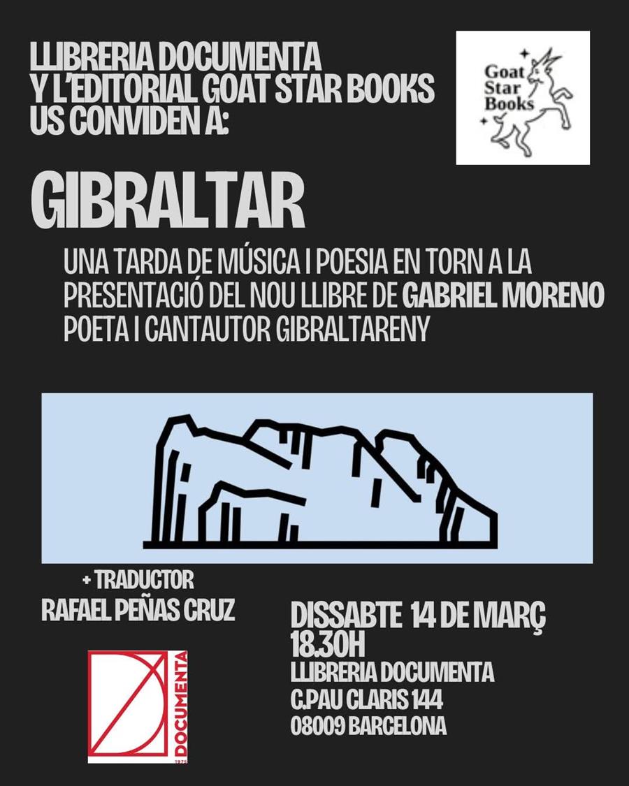 Presentació «Gibraltar» de Gabriel Moreno - 