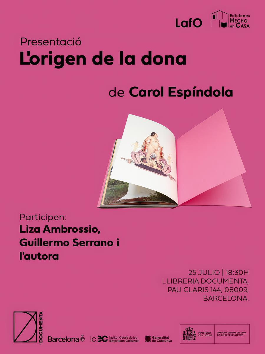 Presentació «L'origen de la dona» de Carol Espíndola - 