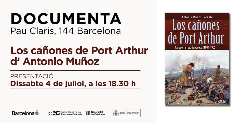 Presentació «Los cañones de Port Arthur» de Antonio Muñoz - 
