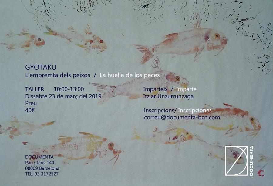 Taller | Gyotaku. L'empremta dels peixos, amb Itziar Unzurrunzaga - 