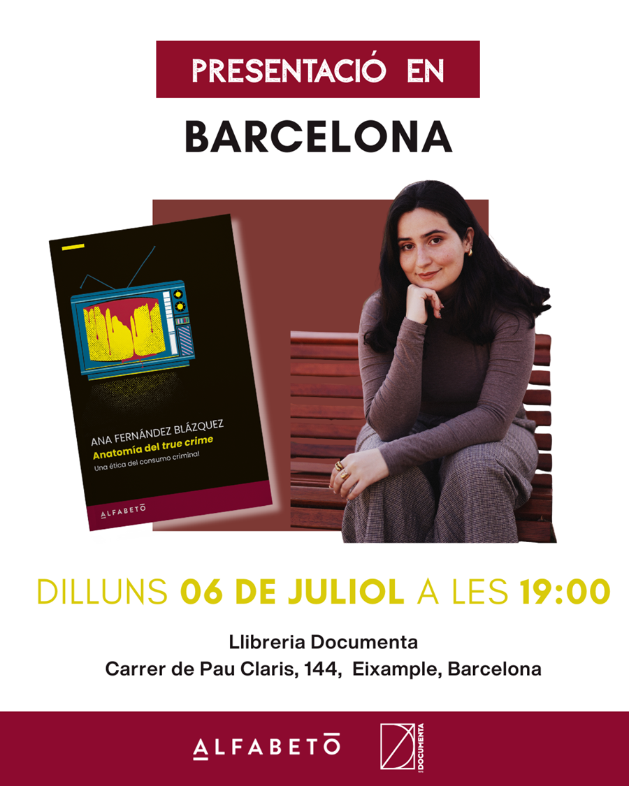 Presentació «Anatomía del true crime» d'Ana Fernández Blázquez - 