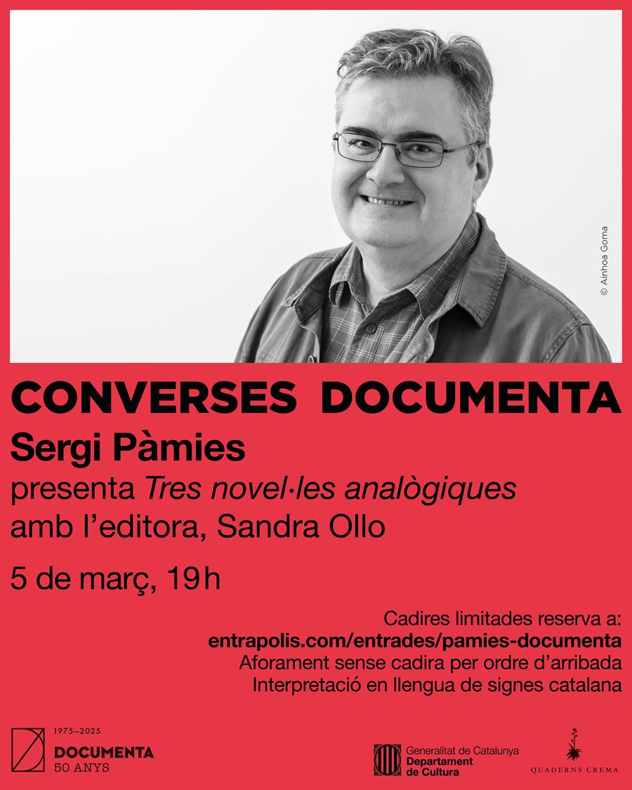 Converses Documenta II: Sergi Pàmies i Sandra Ollo - 