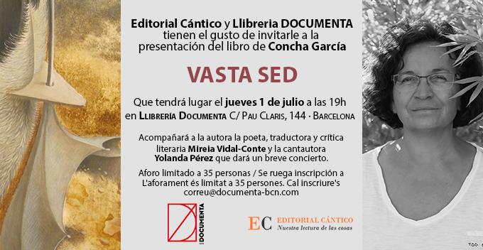 Presentem «Vasta sed» de Concha García - 