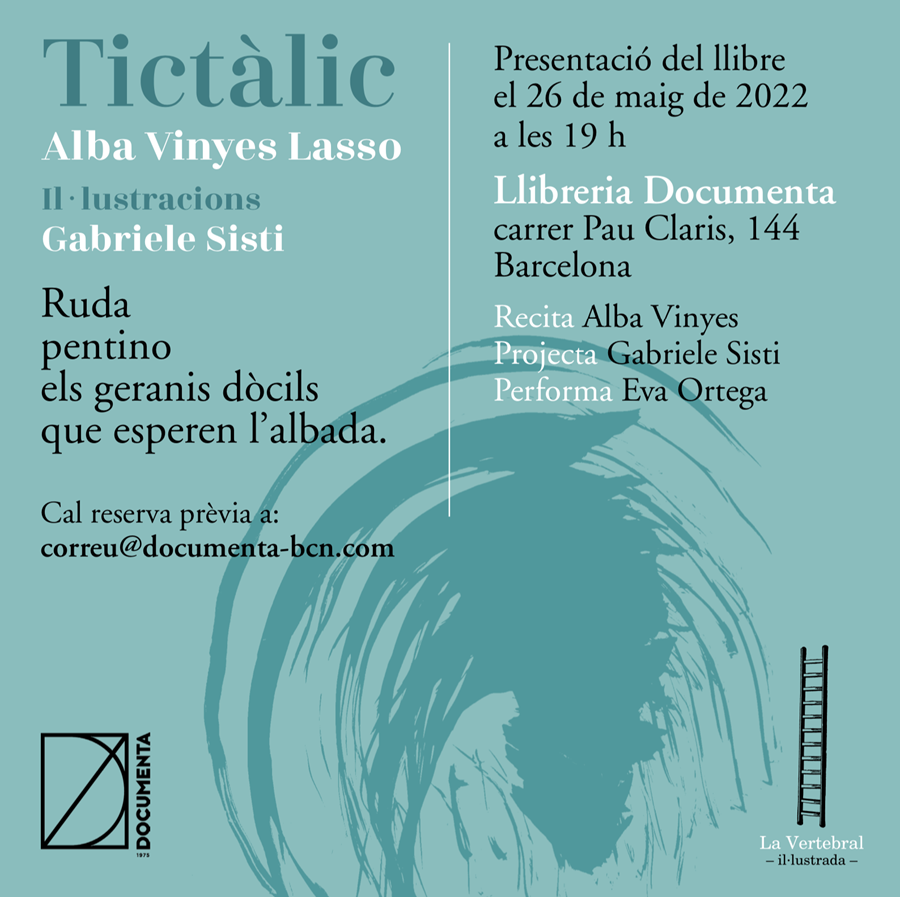 Presentem «Tictàlic» d'Alba Vinyes Lasso. Il·lustració de Gabriele Sisti - 