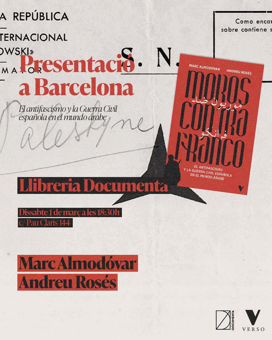 Presentació «Moros Contra Franco» d'Andreu Rosés i Marc Almodóvar  - 