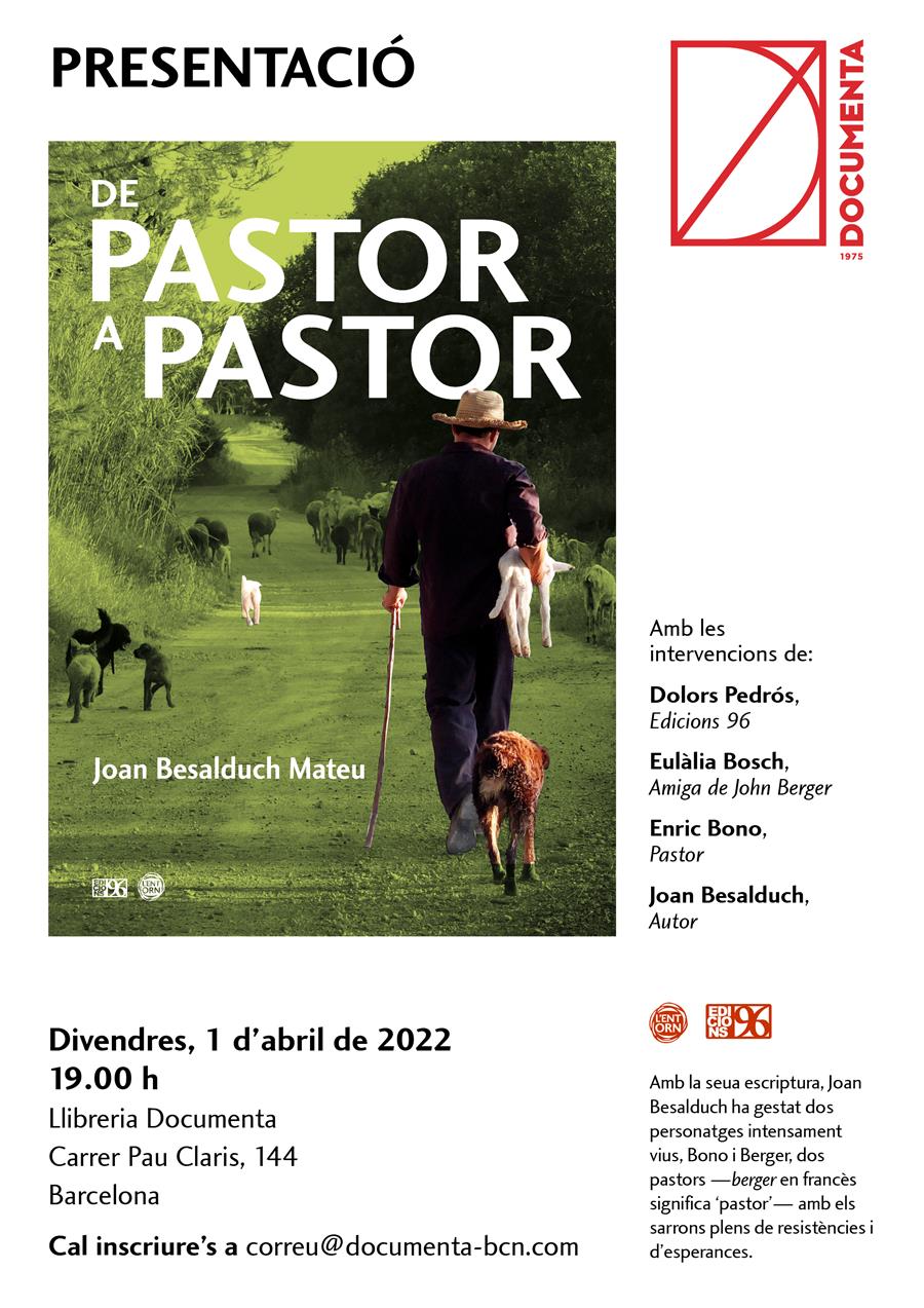 Presentem «De pastor a pastor» de Joan Besalduch - 